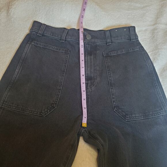Madewell '90s Straight Utility Jeans Grey Carpenter Style Women's Size 27 NWT - Picture 14 of 15